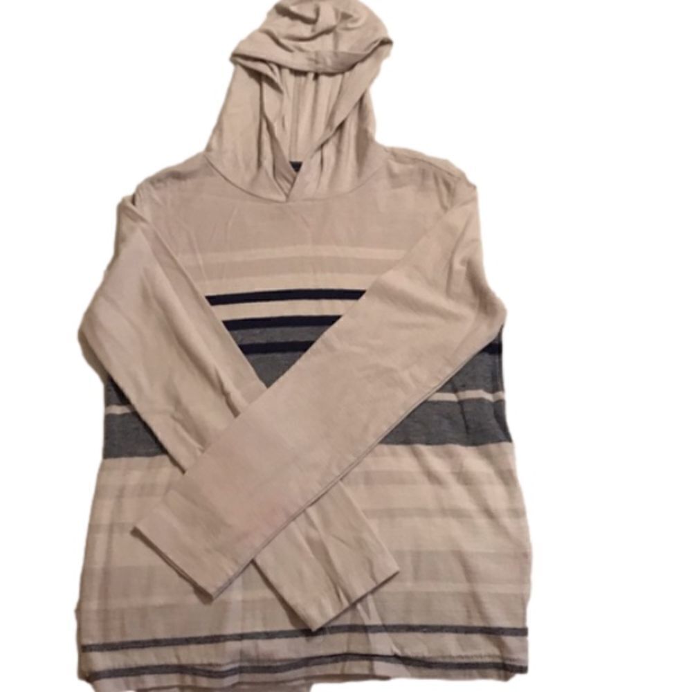 Red Camel Boy’s Gray Light Long Sleeve Hooded Shirt Sz M